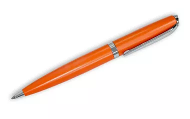 Orange pen. 