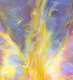 Up-close look at the trapezius overlaying the lattisimus dorsi muscles.